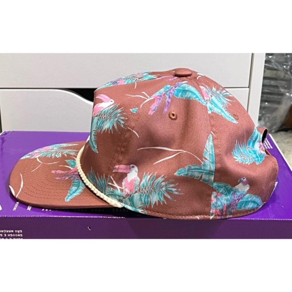 Katin Paradise Floral Print Rope A Frame Snapback Cap Hat OSFM Surf - Picture 4 of 9
